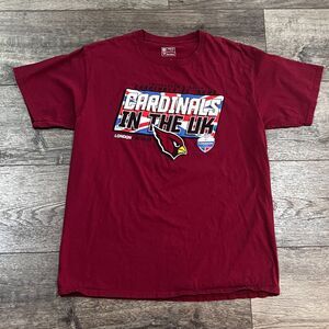 RARE! 2017 Pro Line Arizona Cardinals in the UK London Games T-Shirt Men's Large